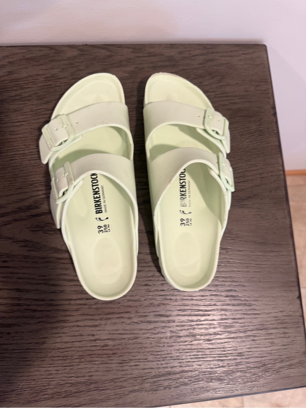 Green Birkenstock Sandals